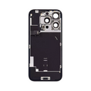 iPhone 16 Pro Max Back Glass With Steel Plate, Wireless NFC Charging MagSafe Magnet & Flashlight Flex (Black Titanium)