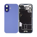 iPhone 16 Back Glass With Steel Plate, Wireless NFC Charging MagSafe Magnet & Flashlight Flex (Ultramarine)