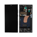 Samsung Galaxy S24 Ultra - OLED Assembly with frame (Glass Change) - Titanium Black