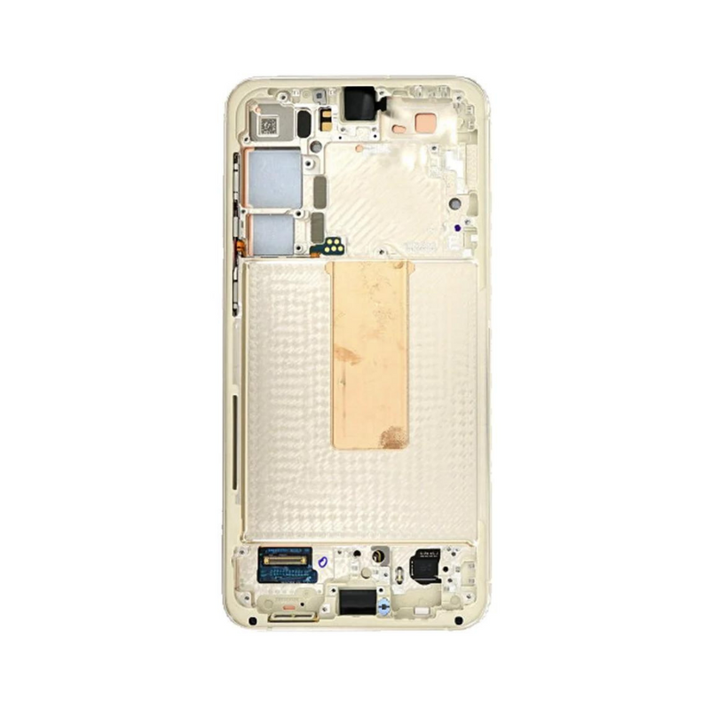 Samsung Galaxy S23 Plus - OLED Assembly with Frame (Service Pack) - Cream