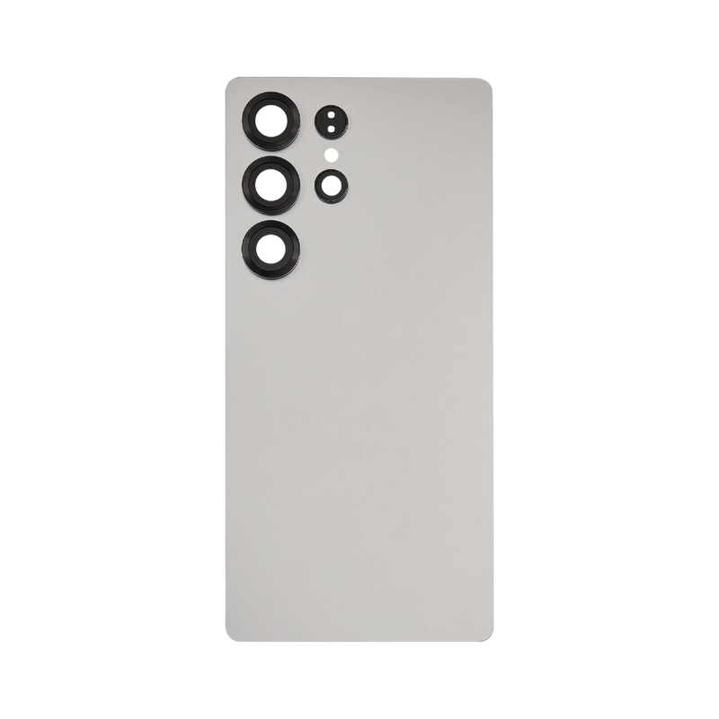 Samsung Galaxy S25 Ultra Back Glass - Titanium White Silver