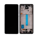 Samsung Galaxy A52 - OLED Screen Assembly with Frame Black (Service Pack)