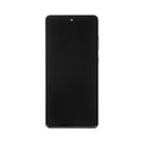 Samsung Galaxy A72 - OLED Screen Assembly with Frame Black (Service Pack)