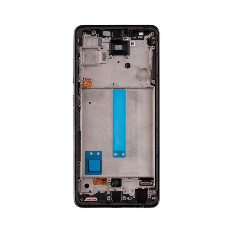 Samsung Galaxy A52 - OLED Screen Assembly with Frame Black (Service Pack)