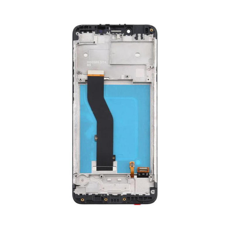 LG K20 (2019) LCD Assembly - Original with Frame (Black)