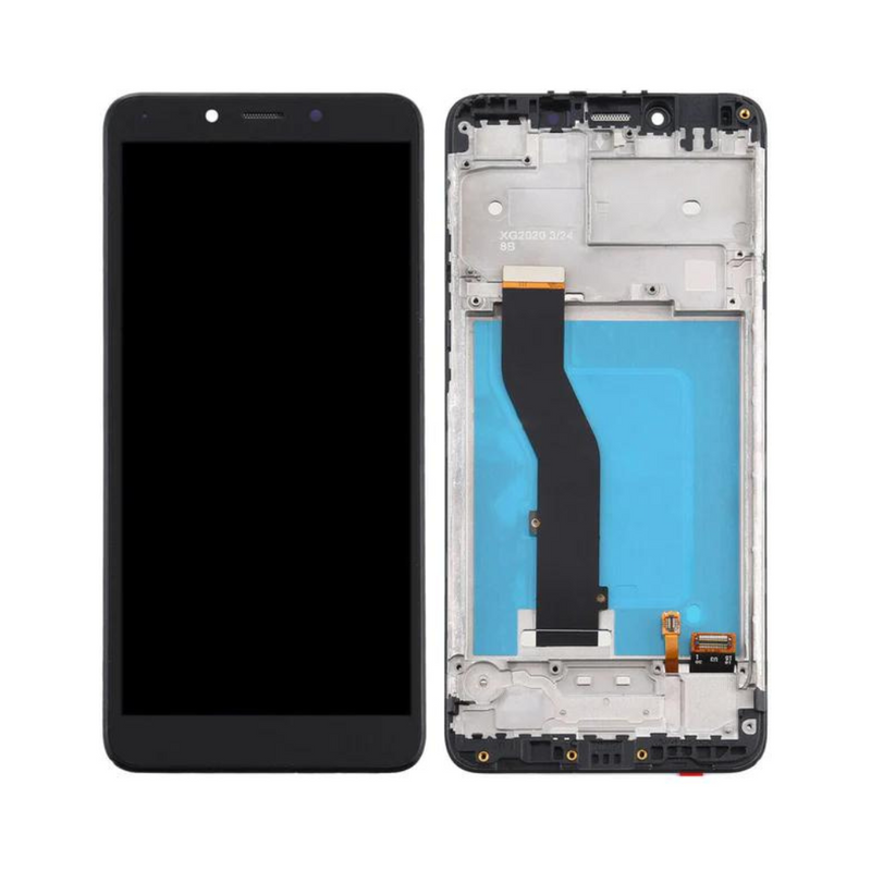 LG K20 (2019) LCD Assembly - Original with Frame (Black)