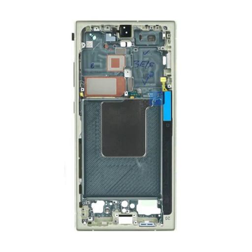 Samsung Galaxy S24 Ultra - OLED Assembly with frame (Glass Change) - Titanium Green