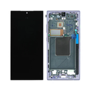 Samsung Galaxy S24 Ultra - OLED Assembly with Frame (Service Pack) - Titanium Violet