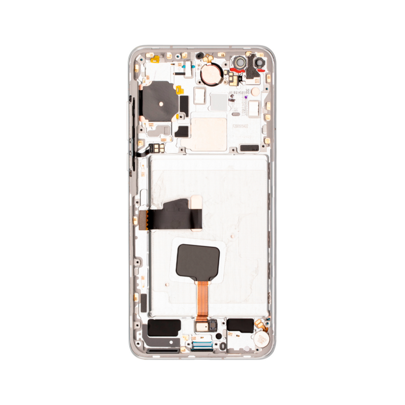 Huawei P40 LCD Assembly - Original with Frame (White)