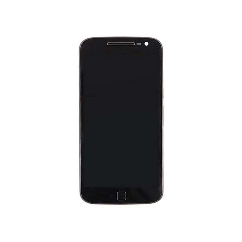 Motorola Moto G4 Plus LCD Assembly - Original with Frame (Black)