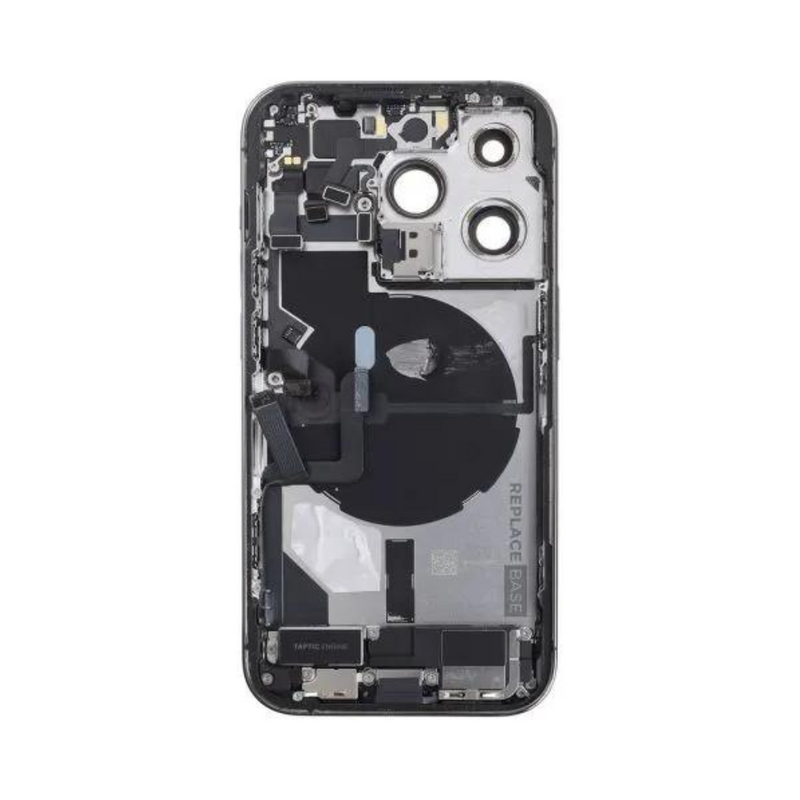 OEM Pulled iPhone 14 Pro Max Housing (A Grade) with Small Parts Installed - Deep Purple (with logo)