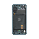 Samsung Galaxy S20 FE 5G - OLED Assembly with frame  (Glass Change) - Cloud Mint