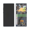 Samsung Galaxy Note 10 Plus - OLED Assembly with frame Aura Black (Glass Change)
