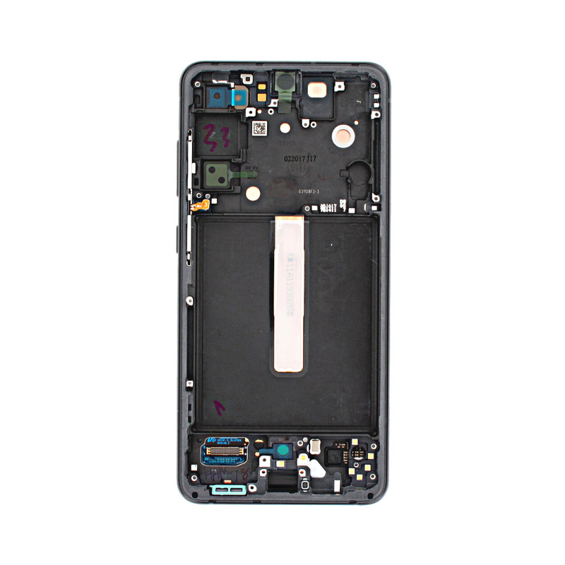 Samsung Galaxy S21 FE - OLED Assembly with frame Graphite (Glass Change)