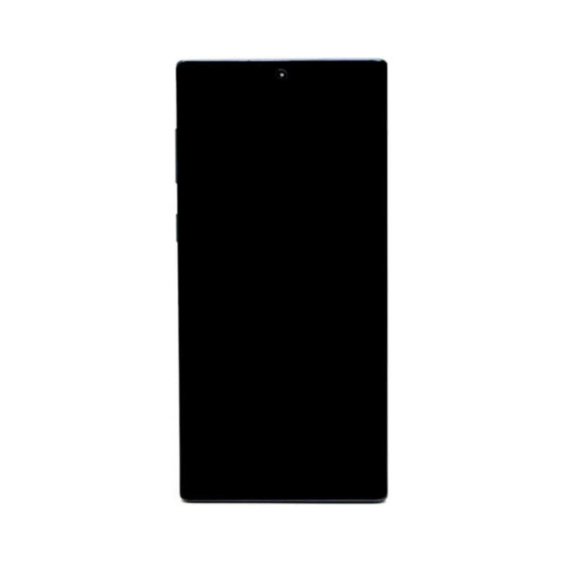Samsung Galaxy Note 10 Plus OLED Assembly with Frame - Aura Blue (Aftermarket +)