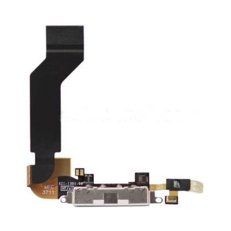 iPhone 4S Charging Port Flex - Aftermarket (White)