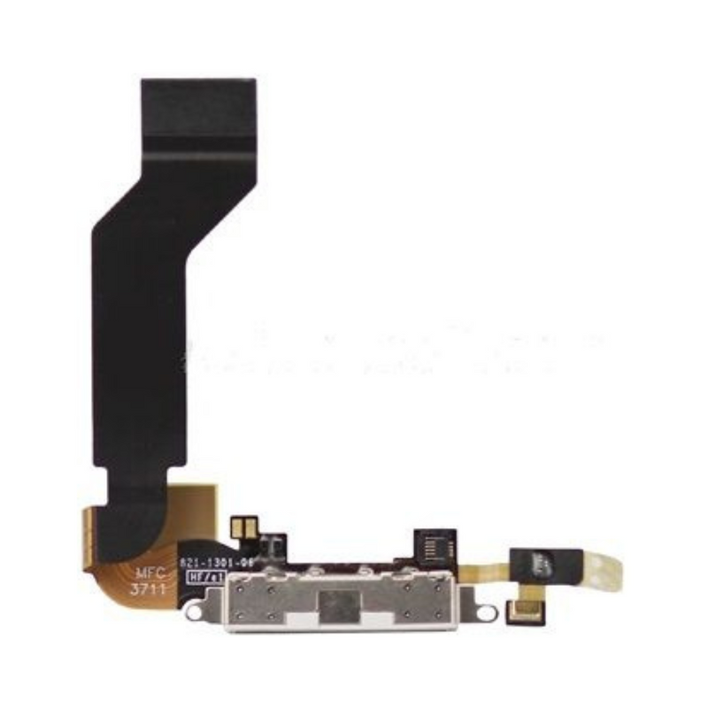 iPhone 4 Charging Port Flex - Aftermarket (White)