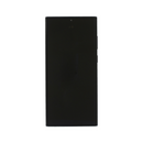 Samsung Galaxy S22 Ultra - Original Pulled OLED Assembly with frame (B Grade) - Phantom Black