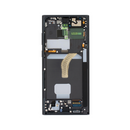 Samsung Galaxy S22 Ultra - Original Pulled OLED Assembly with frame (B Grade) - Phantom Black