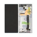 Samsung Galaxy Note 20 Ultra 5G - OLED Assembly with frame Mystic White (Glass Change)