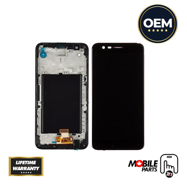 LG K20 (2016) LCD Assembly - Original with Frame (Black)