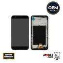 LG K20 Plus LCD Assembly - Original with Frame (Black)