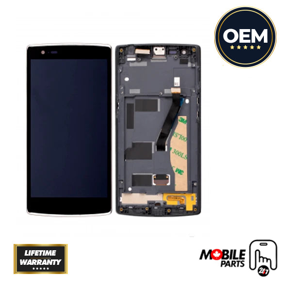 OnePlus One LCD Assembly - Original with Frame