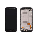 Motorola Moto G4 Plus LCD Assembly - Original with Frame (Black)