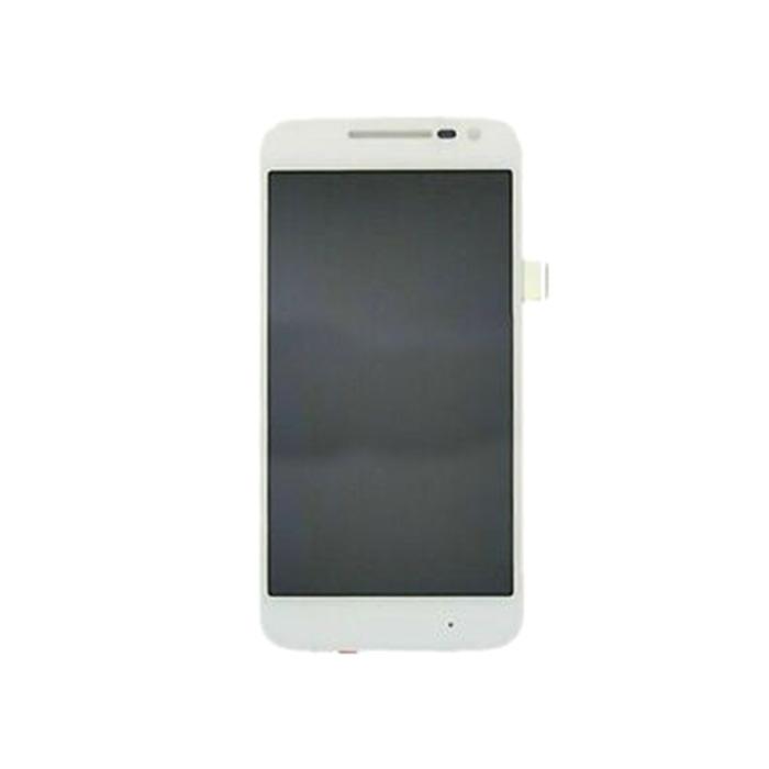 Motorola Moto G4 Play LCD Assembly - Original with Frame (White)