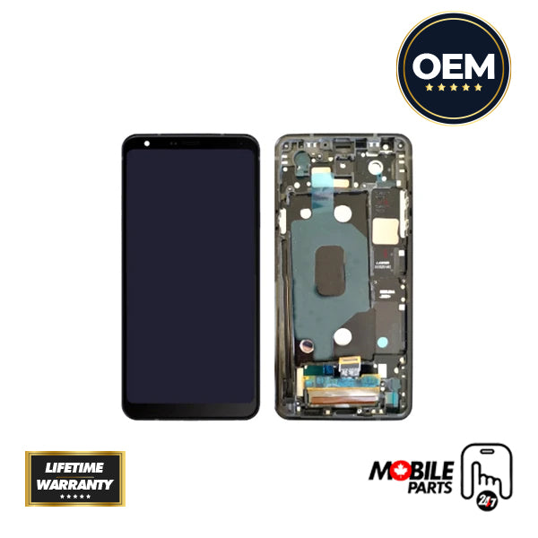 LG Stylo 4 LCD Assembly - Original with Frame (Black)