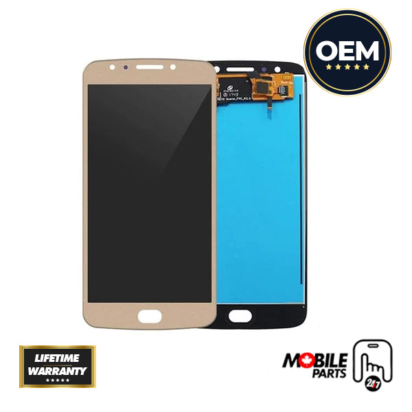 Motorola Moto E4 Plus LCD Assembly - Original without Frame (Gold)