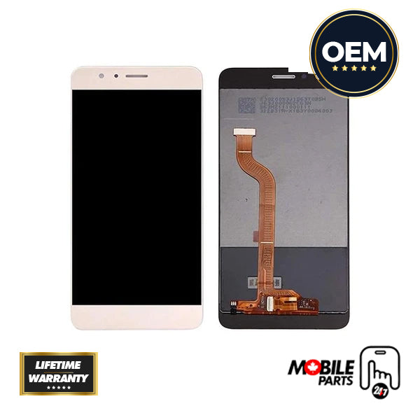 Huawei Honor 8 LCD Assembly (Changed Glass) - Original without Frame (Gold)