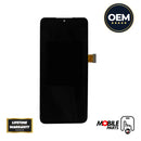 LG G8X / V50S ThinQ LCD Assembly - OEM with Frame (Black)