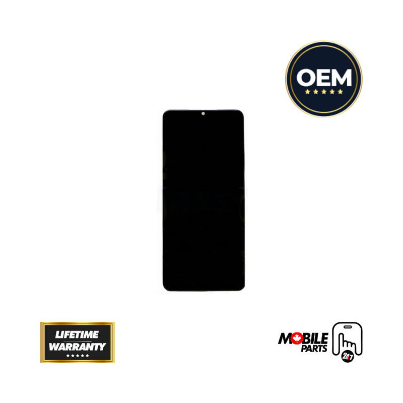 Samsung Galaxy A12 - OLED Assembly with Frame (Glass Change)