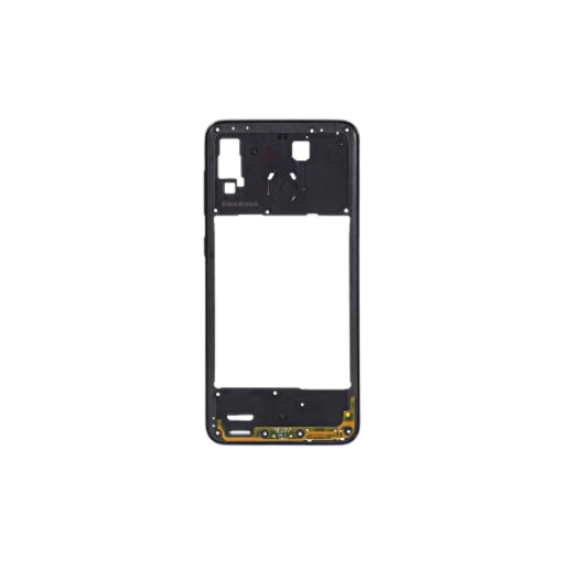 Samsung Galaxy A20 Mid-Frame Housing (Black) - Original