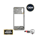 Samsung Galaxy A50 Mid-Frame Housing (Silver) - Original