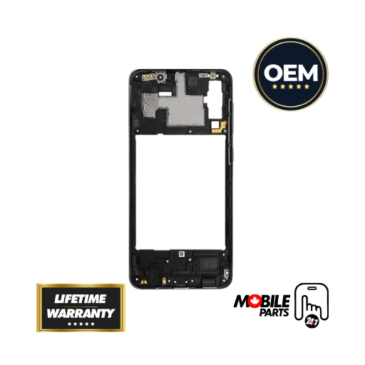 Samsung Galaxy A50 Mid-Frame Housing (Black) - Original