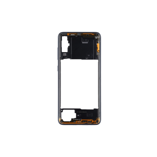 Samsung Galaxy A70 Mid-Frame Housing (Black) - Original