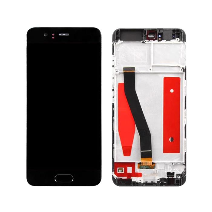 Huawei P10 LCD Assembly - Original with Frame (Black)