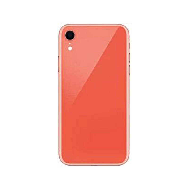 OEM Pulled iPhone XR Housing (B Grade) with Small Parts Installed - Coral (with logo)