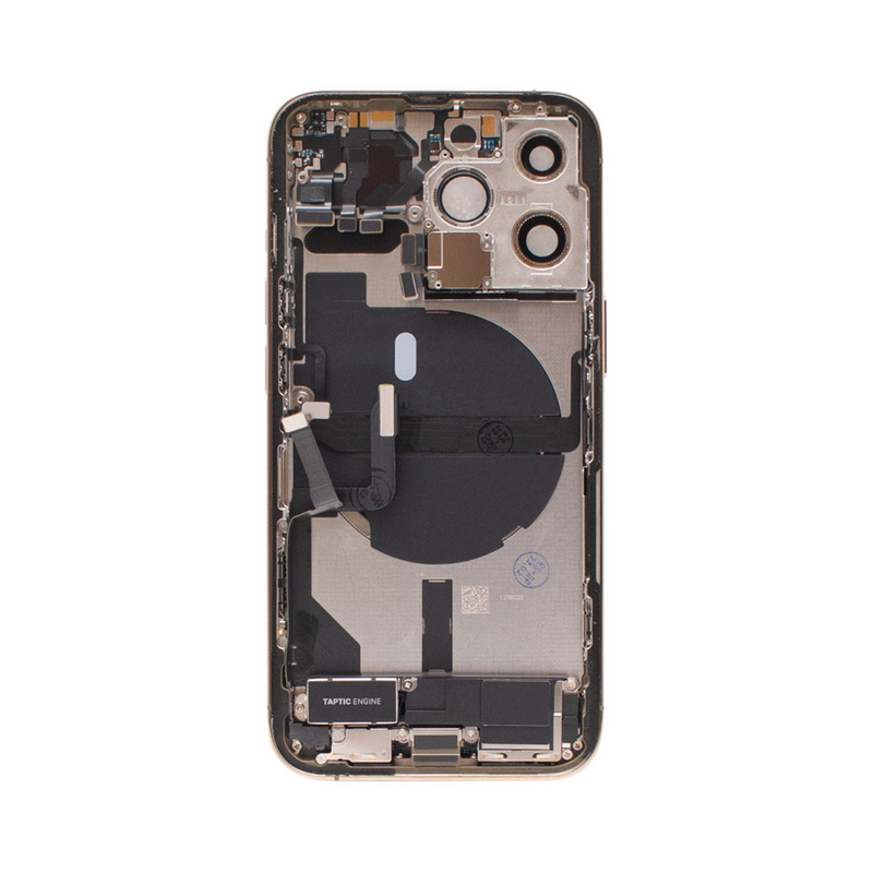 OEM Pulled iPhone 13 Pro Housing (A Grade) with Small Parts Installed - Gold (with logo)