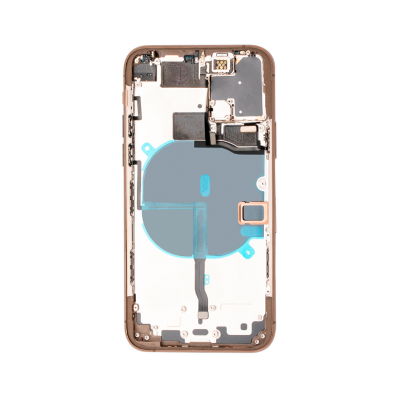 OEM Pulled iPhone 11 Pro Max Housing (A Grade) with Small Parts Installed - Gold (with logo)