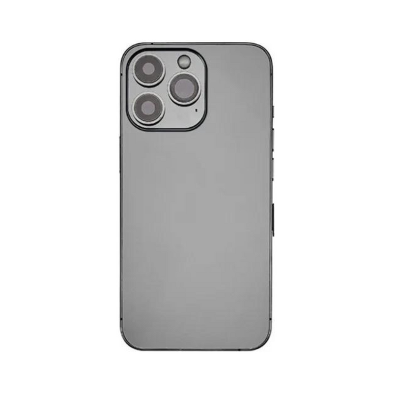 OEM Pulled iPhone 13 Pro Housing (A Grade) with Small Parts Installed - Graphite (with logo)