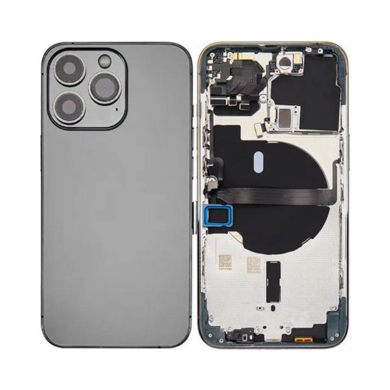 OEM Pulled iPhone 13 Pro Max Housing (A Grade) with Small Parts Installed - Graphite (with logo)