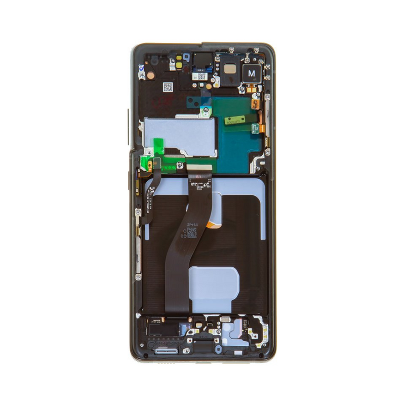 Samsung Galaxy S21 Ultra - Original Pulled OLED Assembly with frame (A Grade) - Phantom  Black