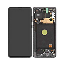 Samsung Galaxy Note 10 Lite - OLED Assembly with frame Aura Black (Glass Change)