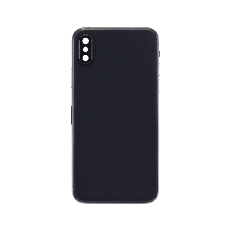 OEM Pulled iPhone XS Housing (B Grade) with Small Parts Installed - Space Grey (with logo)