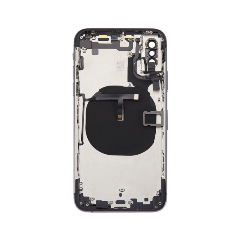 OEM Pulled iPhone XS Housing (A Grade) with Small Parts Installed - Space Grey (with logo)