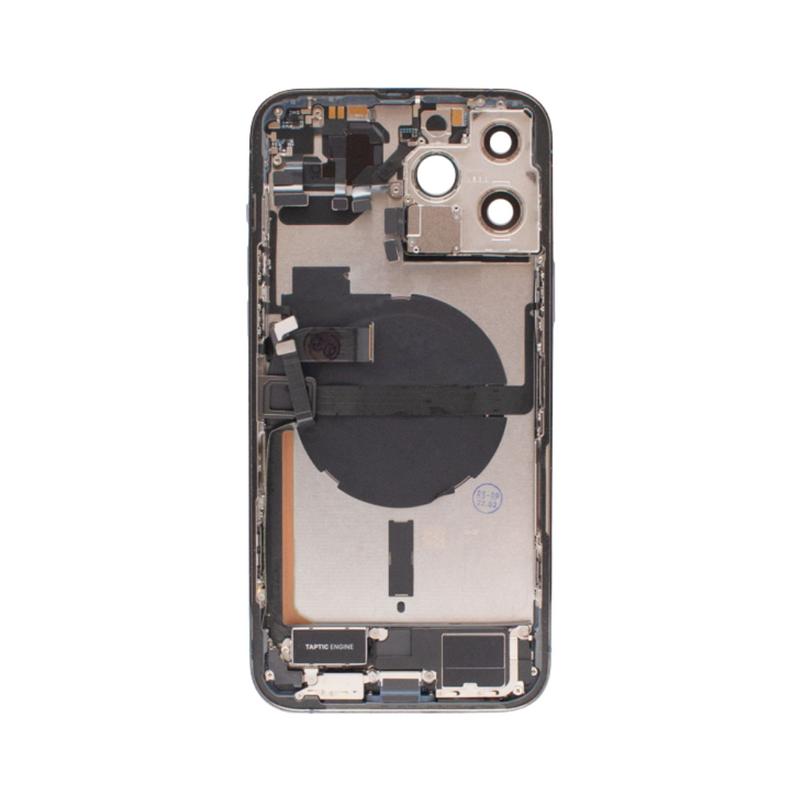 OEM Pulled iPhone 14 Pro Max Housing (A Grade) with Small Parts Installed - Space Black (with logo)