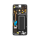 Samsung Galaxy S9 - OLED Assembly with Frame (Compatible with all carriers) Midnight Black (Glass Change)